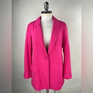 💚 2892. Pink Long Blazer